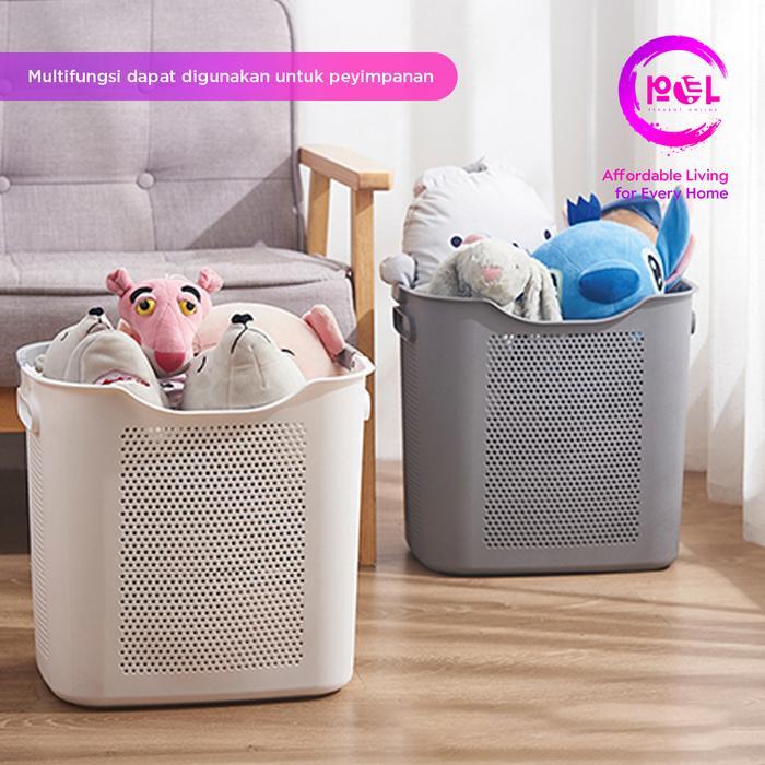 [POL] COD Keranjang Laundry Baju Kotor Plastik | Laundry Bag | Keranjang Serbaguna | Keranjang IKEA