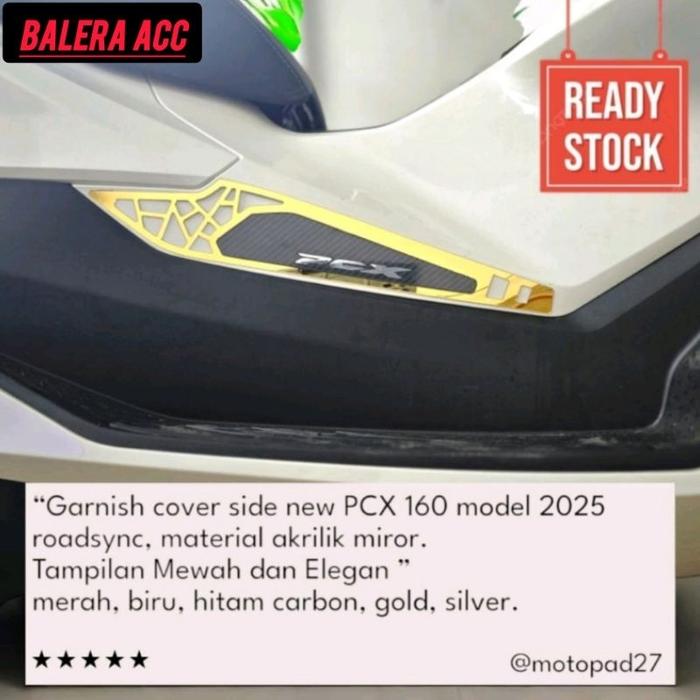 garnish cover sidepad PCX 160 2025 Garnish Body sam motor PCX 2025 roadsync