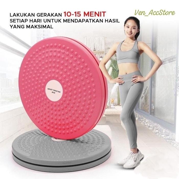 piring senam Trimmer Jogging Body Plate Waist Twisting Disc Melangsingkan Tubuh Alat Bakar Lemak Ala