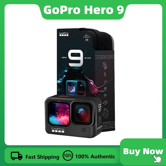 GoPro HERO 9 Black Waterproof Action Camera Front LCD Touch Screens