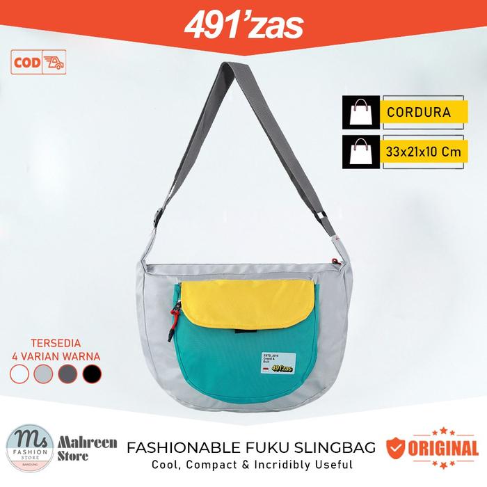 Tas Fuku Slingbag Tas Selempang Pria Wanita Unisex - Original 491'Zas