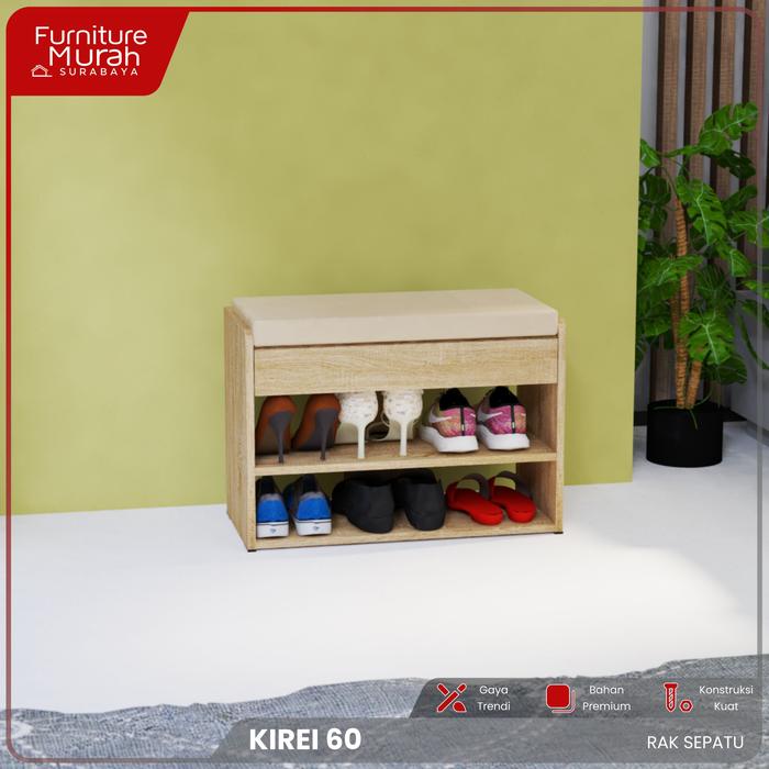 Furniture Murah Surabaya - Rak Sepatu series 60 Kirei