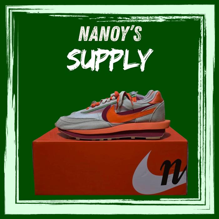 Nike LD Waffle Sacai CLOT Kiss Of Death Net Orange Blaze