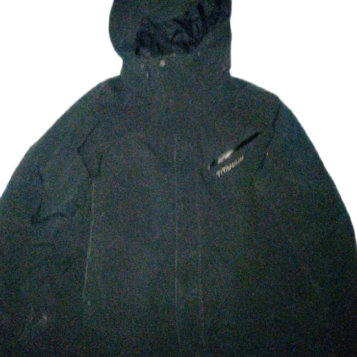 Columbia Titanium Softshell Pria Hitam Tebal Jaket
