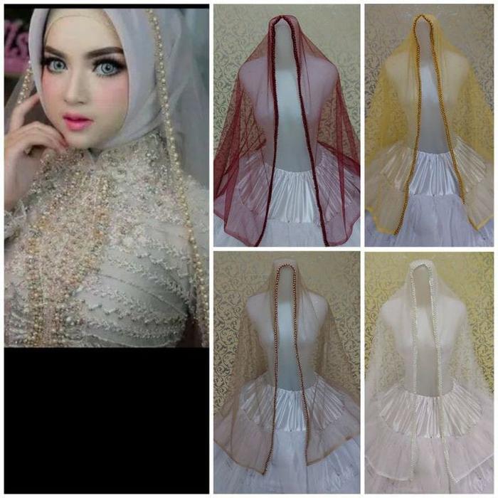 Slayer Veil Pengantin kerudung pengantin hijab pengantin elegant veil pengantin jilbab pengantin sla