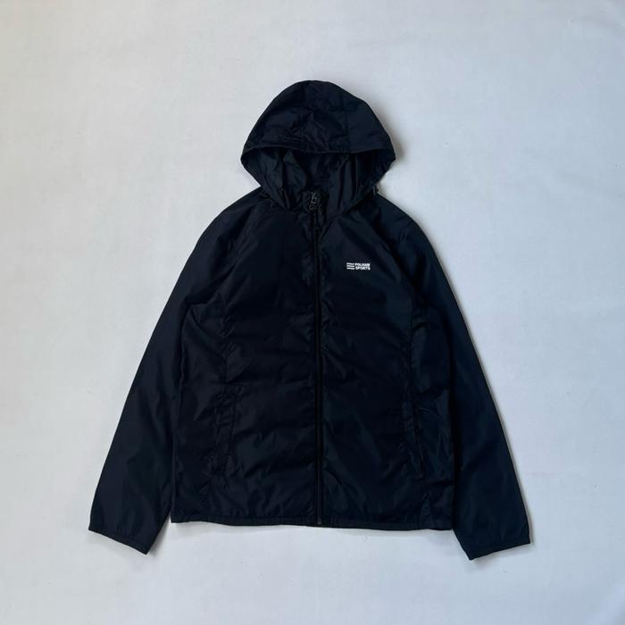 Polham Packable Windbreaker Jacket Black