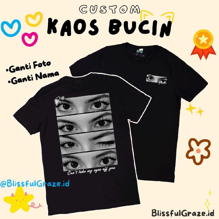 Kaos cant take my eyes off you || Kaos Mata || Kaos viral || Kaos Murah || Custom Baju || Kaos Pasan