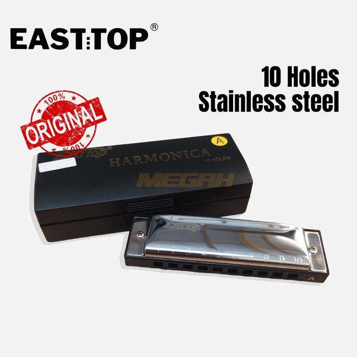 EAST TOP HARMONIKA 10 HOLES BLUES / HARMONIKA BLUES T10-3 ORIGINAL