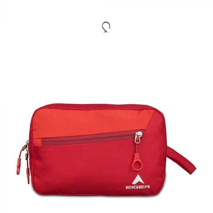 Terlaris Tas Travel Eiger Pivot Toiletries Bag Multi Purpose 6323 Red Tas Perlengkapan Mandi High Qu