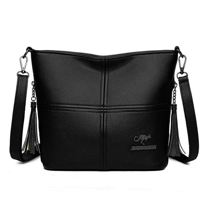 TAS SELEMPANG WANITA KULIT HITAM NADIAN TA671B5 SLING BAG KOREA REMAJA KEKINIAN SIMPLE CASUAL FASHIO