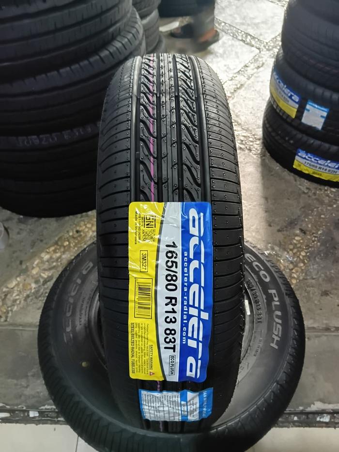 Ban Accelera Ecoplush 165/80 R13 Tahun 2026 Toyota Corolla DX, Toyota Starlet, Daihatsu Charade, Suz