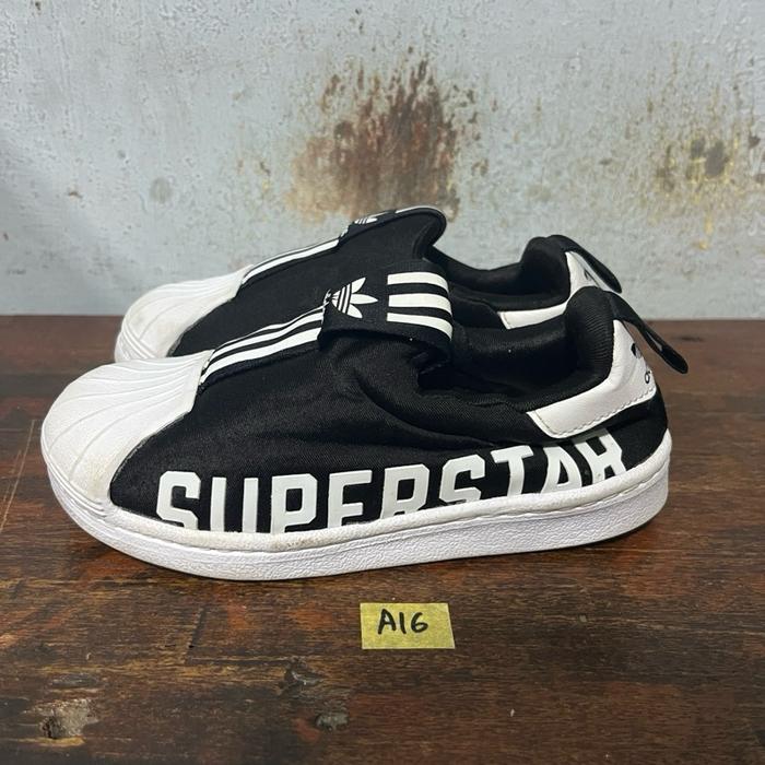 Sepatu anak second ori adidas superstar 360 slip on size 28½
