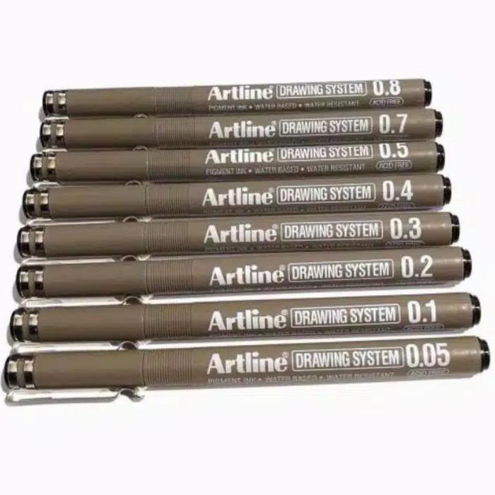 Artline Drawing / Drawing Pen / Pen / Ballpoint Gambar 005-08 Mm