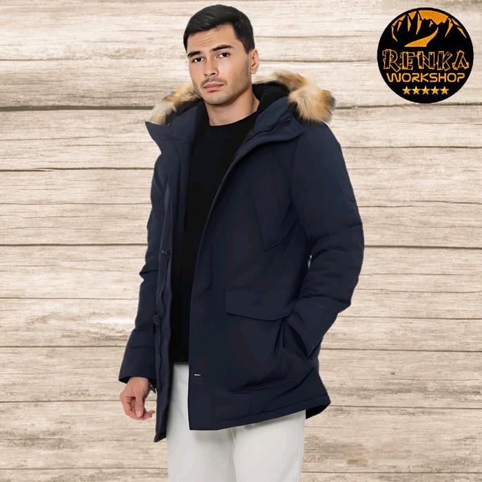 Kolon Sport Gore Windstopper Goose Down Parka Jacket Pria Jaket Tebal Outer