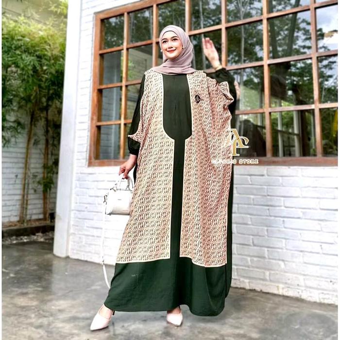 JINGGA KAFTAN Fadya store All Size Jumbo;  Lingkar Dada 170 cm  Panjang Badan 135-140 cm  Lengan Kar