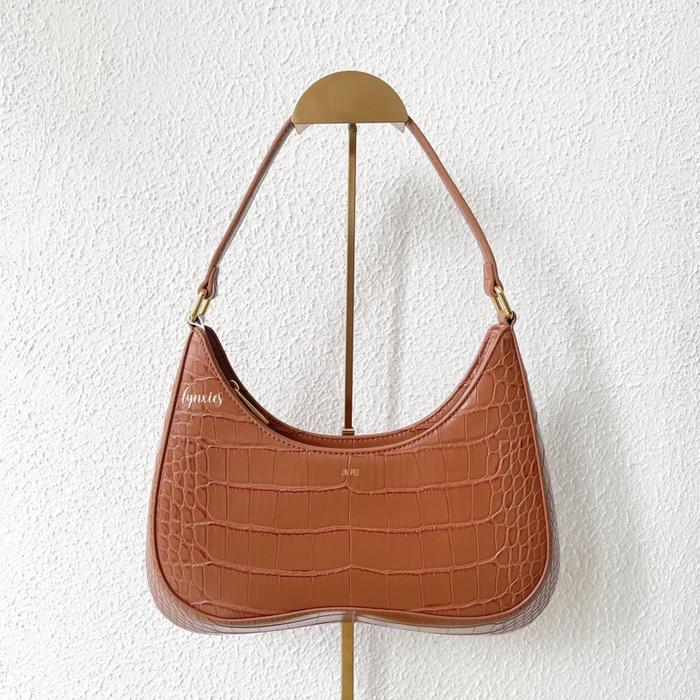 JW PEI Ruby Shoulder Bag - Brown Croc