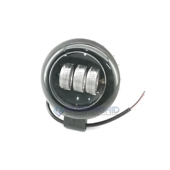LAMPU TEMBAK SOROT LASER GUN BULAT LED CREE 30W DAYMAKER FOG LIGHT