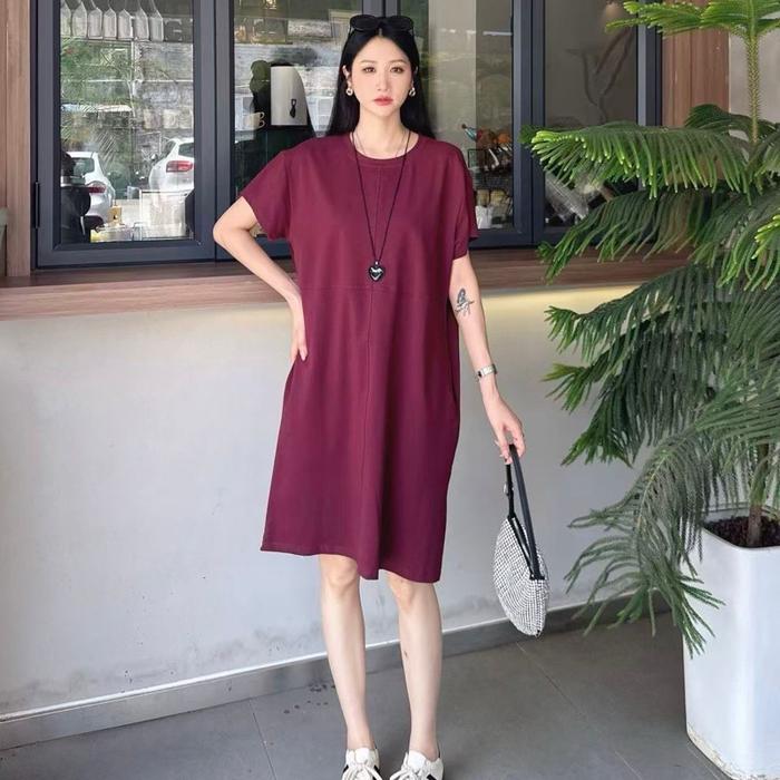 4189 HJ DRESS BASIC WANITA BKK
