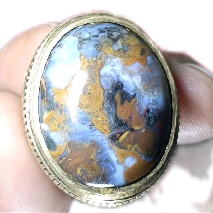 cincin batu akik panc,a war,na amp,ar jat,i