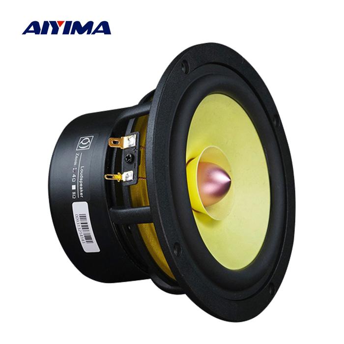 AIYIMA 1Pc 5.25 Inch Fever Full Range Speaker Aluminum Cone