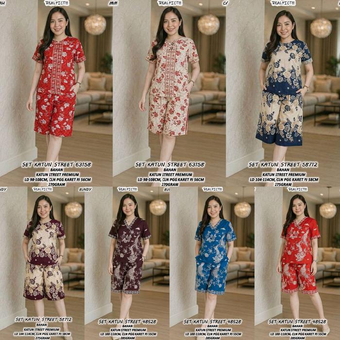 setelan batik kulot, setbatik , setelan batik