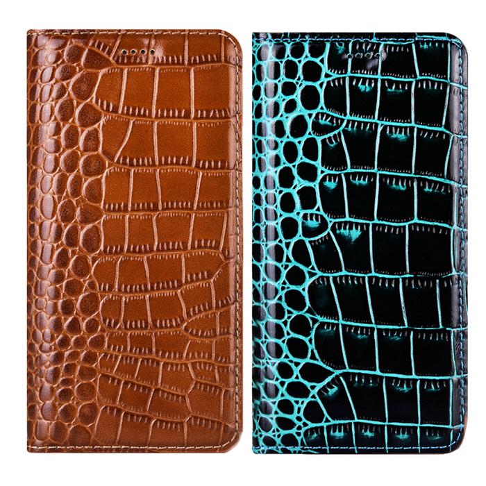 Crocodile Genuine Leather Case For Meizu C9 Pro X8 M8 M9 Note Luxury