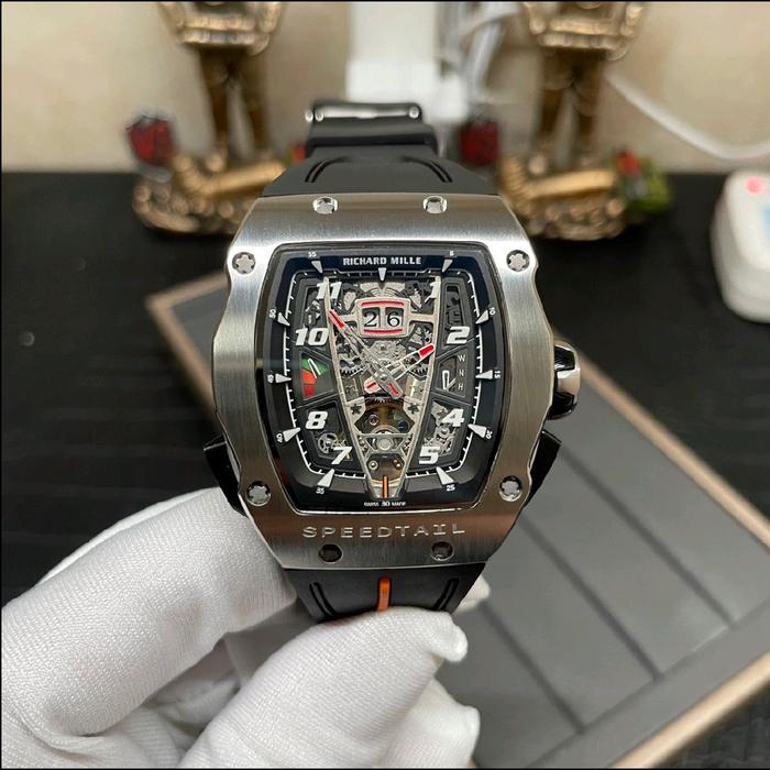 JAM TANGAN RM40-01 TITANIUM CARBON SWISS MATIC DM 42MM