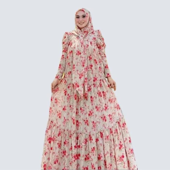Mayboutique | AZRINA SET SCRAF ORIGINAL by BELIFI - Set Scraf Muslimah Dewasa Seragam Pesta Syari Wa