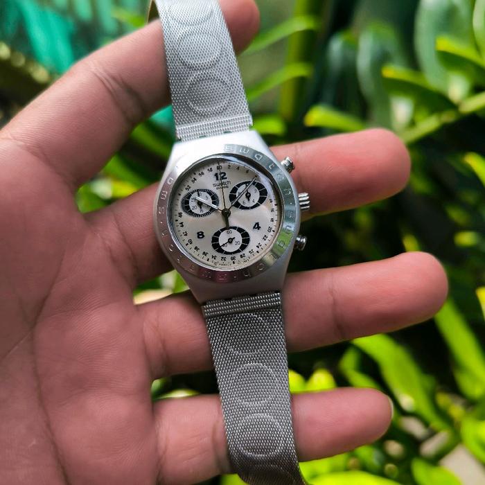 Jam Y2K Swatch Irony Midi Chrono 'Daydream' Swiss Made