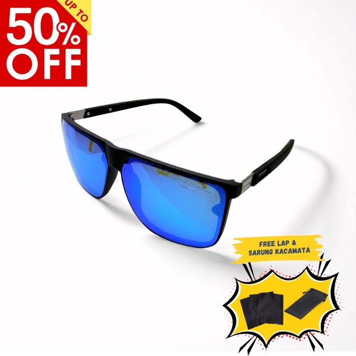 KF - Kacamata Gaya Sunglass Pria Rink Design 940 Lensa Polarized Kaca Mata Hitam Gaya Anti Sinar UV