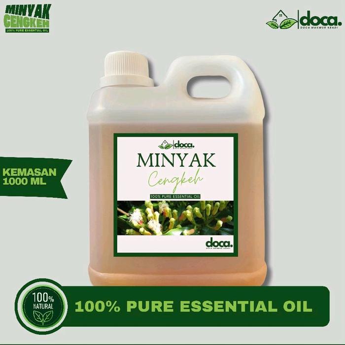 BIUS IKAN - MINYAK CENGKEH 100% PURE ESSENTIAL OIL KEMASAN 1000ML