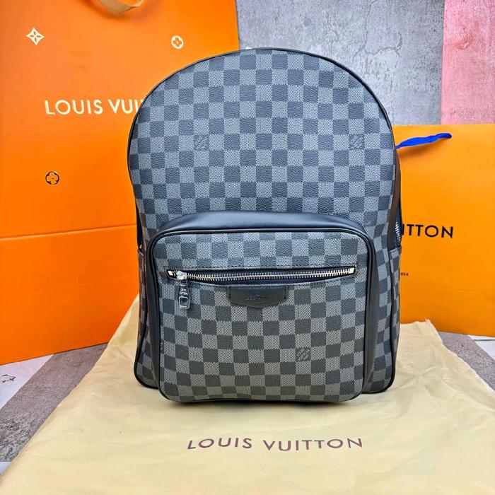 RANSEL BAGPACK BRANDED PRIA L'3005 GRAPHITE LEATHER MIROR