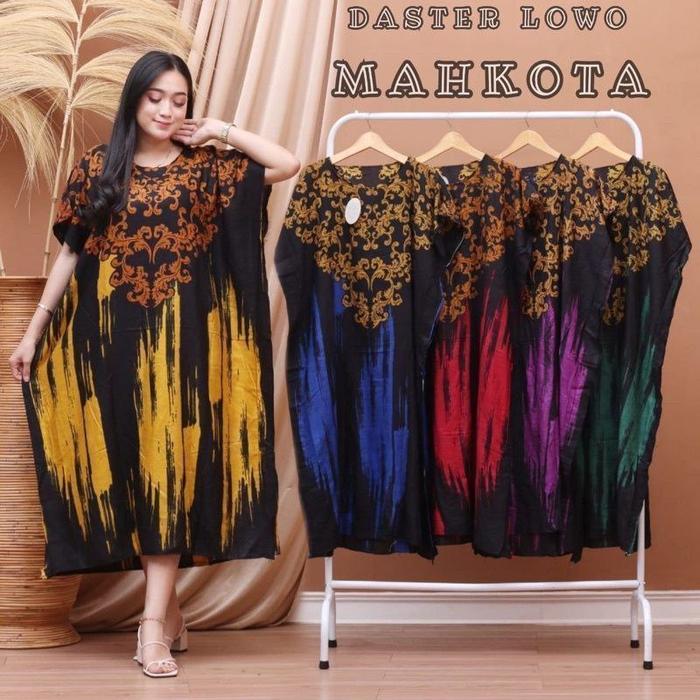 DASTER LOWO MAHKOTA RATU JUMBO ABSTRAK Batik Lembut Rayon  Busui