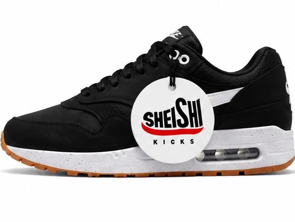sheishi kicks sneaker airmax1 black