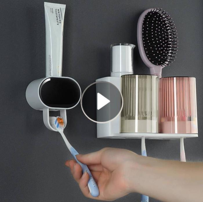 Bathroom Toothpaste Squeezer Automatic Toothpaste Dispenser