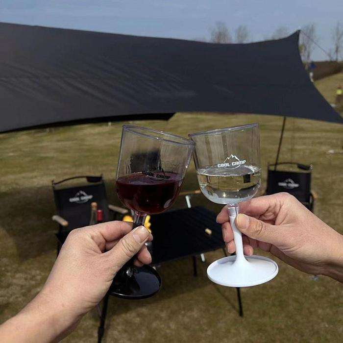 Collapsible Wine Glass Unbreakable Picnic Wine Glass Detachable