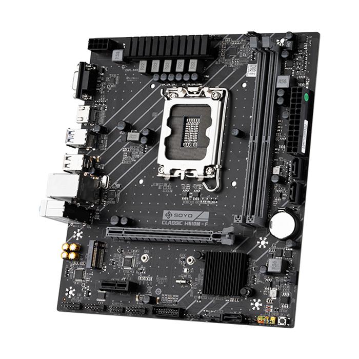 SOYO World Premiere Classic H610M-F Motherboard LGA1700 Slot