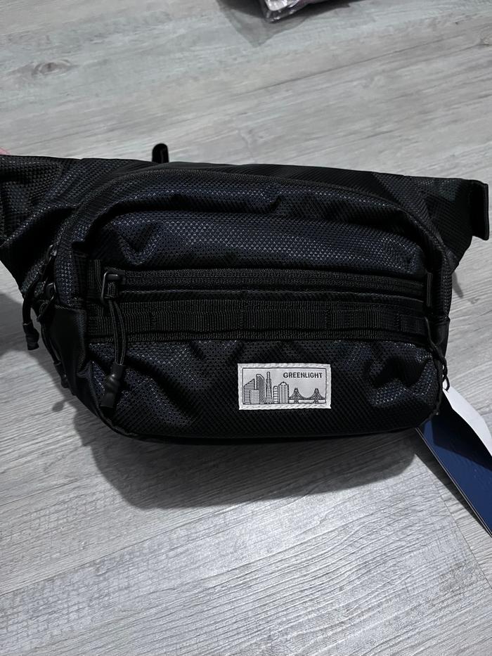 Tas Waistbag Ariel Noah Greenlight Original Warna HItam