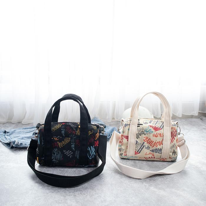 SPNB Slingbag Tas Selempang Mini Kanvas Hazel Bag Bonjour
