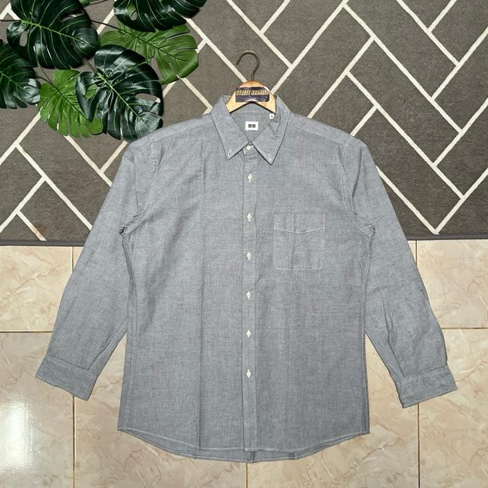 Uniqlo Kemeja Katun Oxford | Uniqlo Oxford Shirt | Kemeja Uniqlo | Uniqlo Shirt | Kemeja Katun Uniql