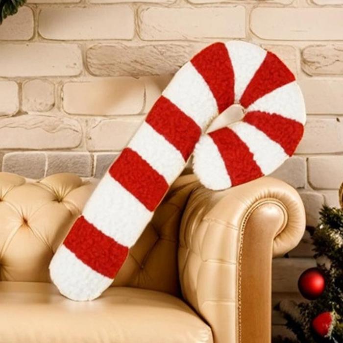 Christmas Throw Pillows Decorative Candy Cane Pillows Soft Throw Pillows Home Decor Colorful Flexibl
