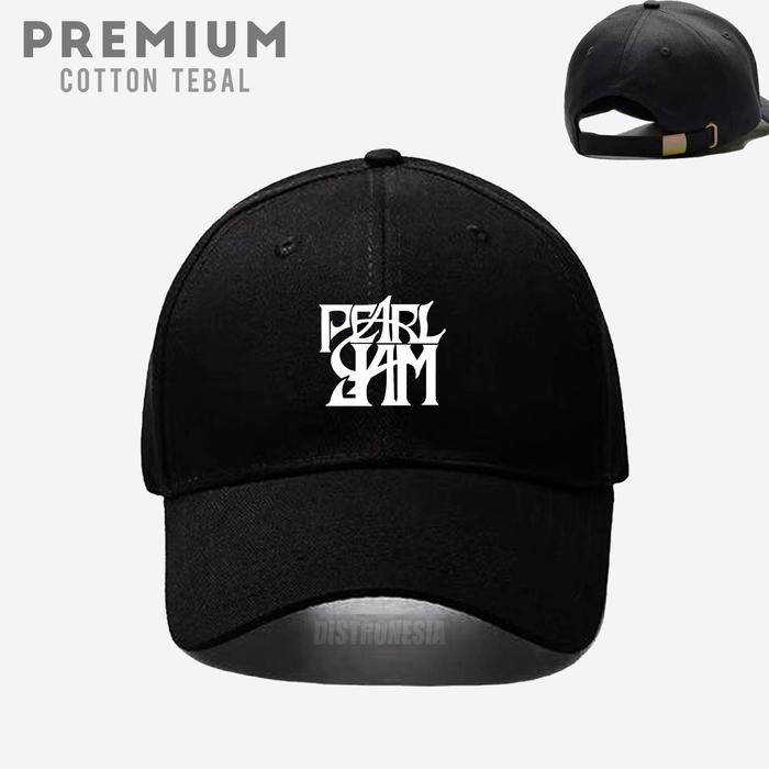 Topi Pearl Jam Band Logo Premium Cotton Caps
