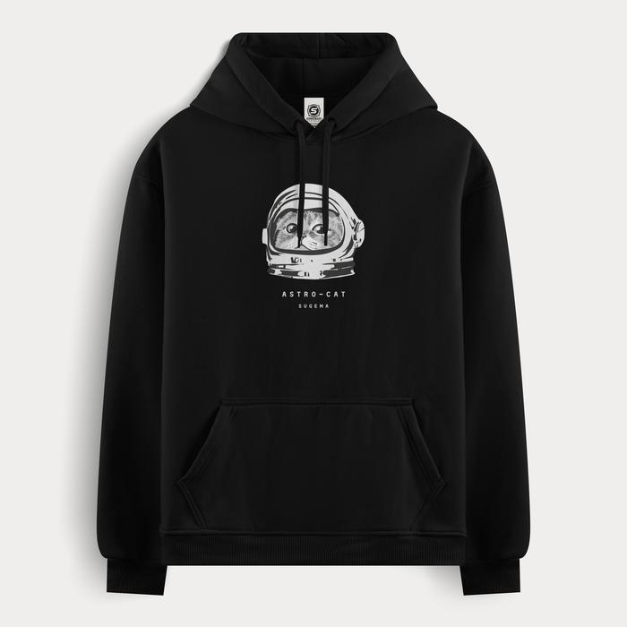 Sugema Sweater Hoodie Pria Wanita Astro Cat