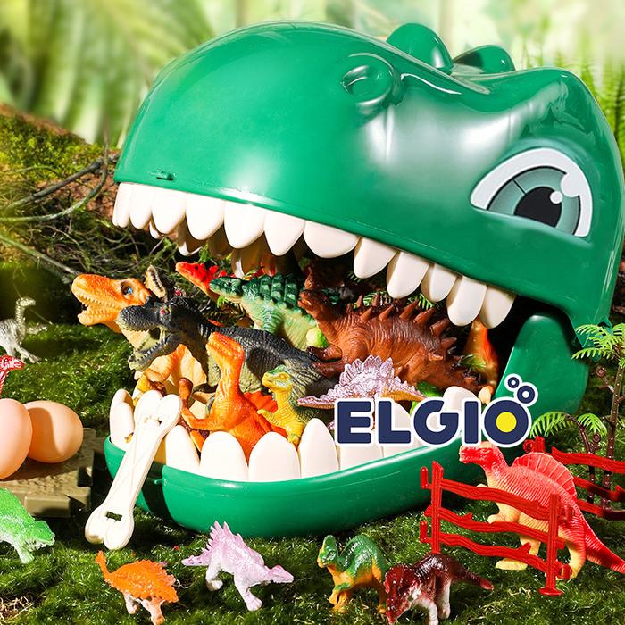 Mainan Tas Dinosaurus Set Miniatur Hewan Anak