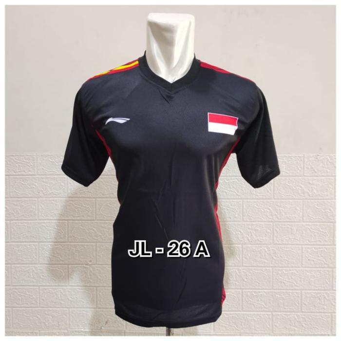 JK_WI01 Kaos badminton printing jersey olahraga badminton