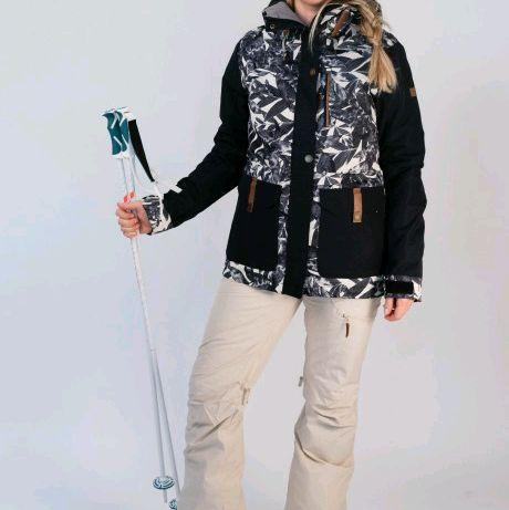 ROXY WOMEN'S NADIA SNOW PANT INSULATED OYSTER GREY CELANA PANJANG HIKING TREKKING WINTER SKI SNOWBOA