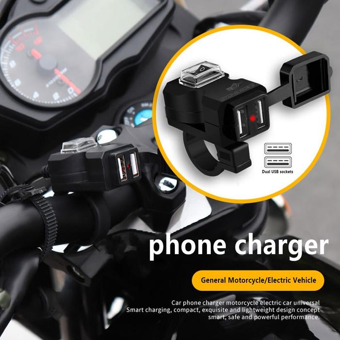 Grand Mall - Charger HP Motor Waterproof | Dual USB Charger | Aksesoris Motor