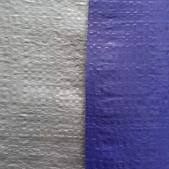 Terpal A12 /terpal plastik Biru silver+terpal proyek