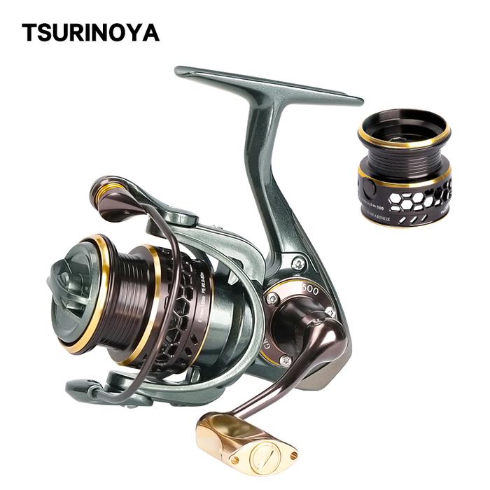 TSURINOYA Light Game Spinning Fishing Reel JAGUAR 500 1000 4KG Max