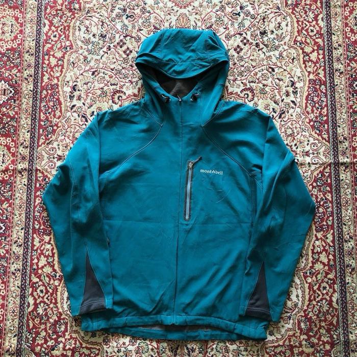Jaket Montbell softshell jacket Vintage montbell outdoor Montbell gorpcore H824